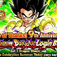 DRAGON BALL Z DOKKAN BATTLE 9th Anniversary is live!