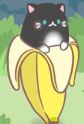Black and White Bananya